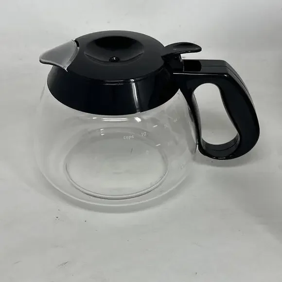 Cuisinart 10-Cup Replacement Carafe w/ Lid DCC-RC10B (Black) NEW - Picture 4 of 6